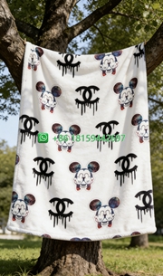 Chanel Throw Blankets
